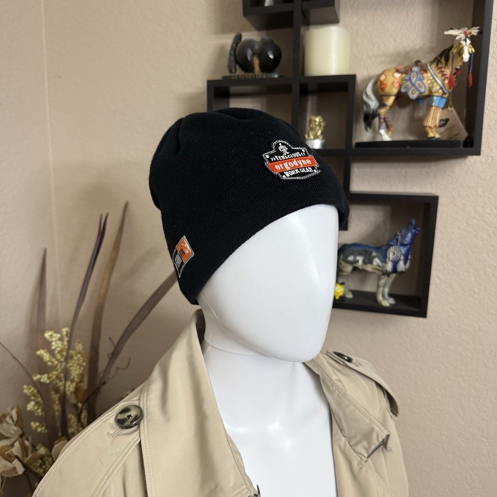 Ergodyne N-Ferno 6820 FR Beanie Hat Black Fleece Lined Flame Resistant Work